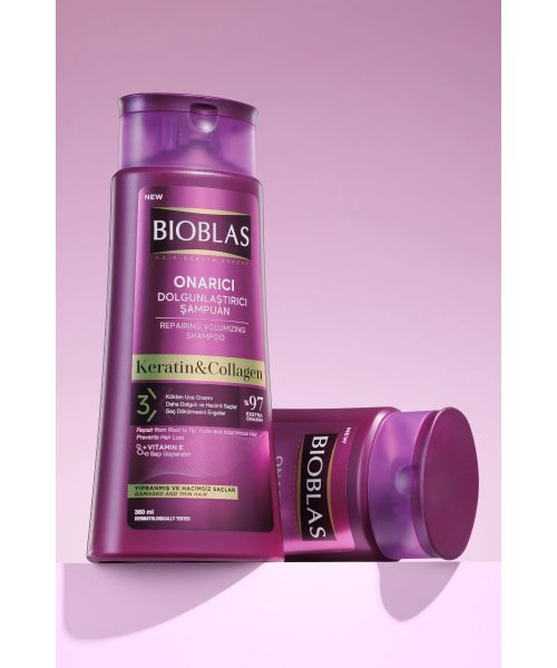 Bioblas Kolajen ve Keratin Dolgunlaştırıcı ve Bariyer Onarıcı Şampuan 360 ml