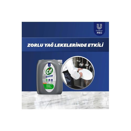 Cif Profesyonel Bulaşık Deterjanı Elde Yıkama 5 Lt