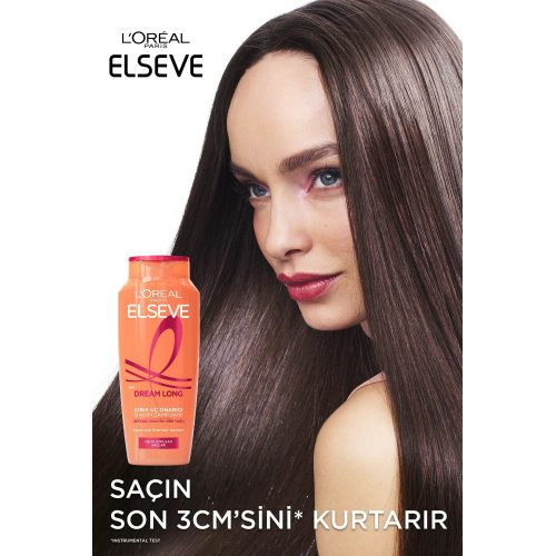 Elseve Dream Long Kırık Uç Onarıcı Bakım Şampuanı 400 ml - 6 Adet Koli