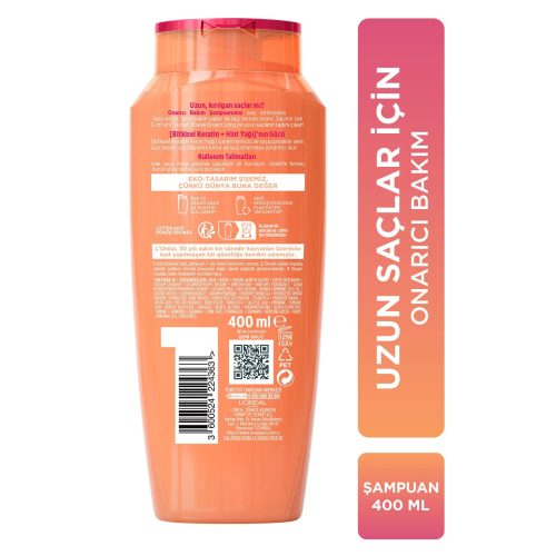 Elseve Dream Long Kırık Uç Onarıcı Bakım Şampuanı 400 ml - 6 Adet Koli