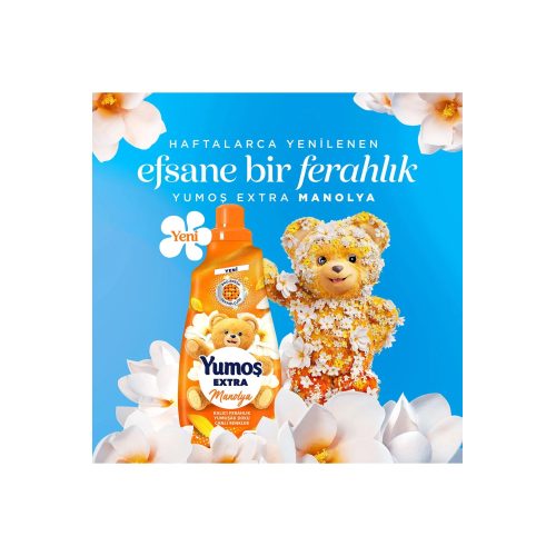 Yumoş Extra Çamaşır Yumuşatıcı 60 Yıkama Manolya 1440 ml x2