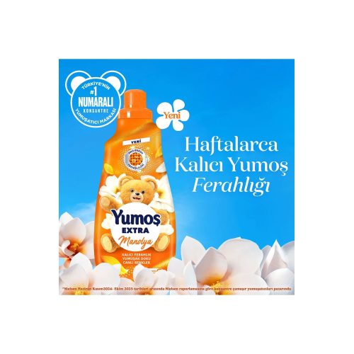 Yumoş Extra Çamaşır Yumuşatıcı 60 Yıkama Manolya 1440 ml x2