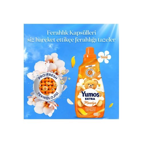 Yumoş Extra Çamaşır Yumuşatıcı 60 Yıkama Manolya 1440 ml x2