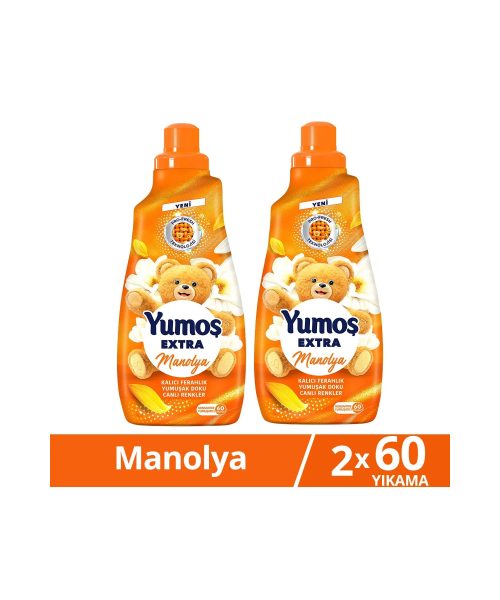 Yumoş Extra Çamaşır Yumuşatıcı 60 Yıkama Manolya 1440 ml x2