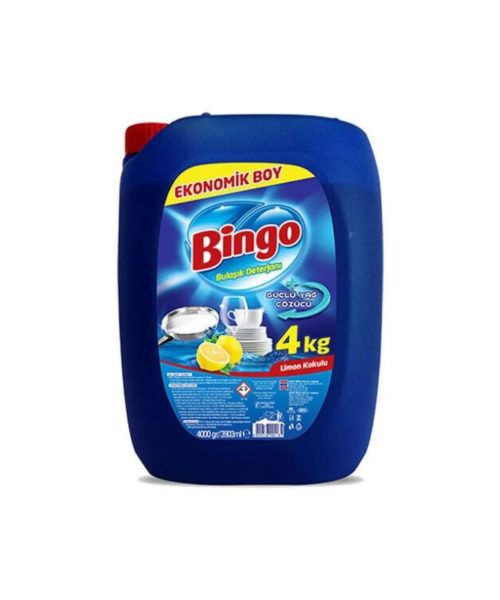 Bingo Sıvı Bulaşık Deterjanı Limonlu 4 Kg