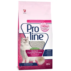 Proline Bebek Pudrası Kokulu Bentonit Kedi Kumu 20 Lt