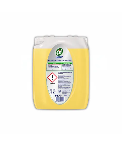 Cif Profesyonel Bulaşık Deterjanı Elde Yıkama 5 Lt