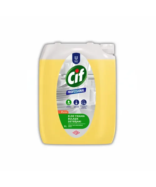 Cif Profesyonel Bulaşık Deterjanı Elde Yıkama 5 Lt