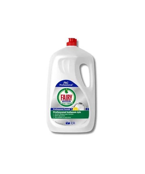 Fairy Profesyonel Limon Kokulu Bulaşık Deterjanı 2,5 lt 