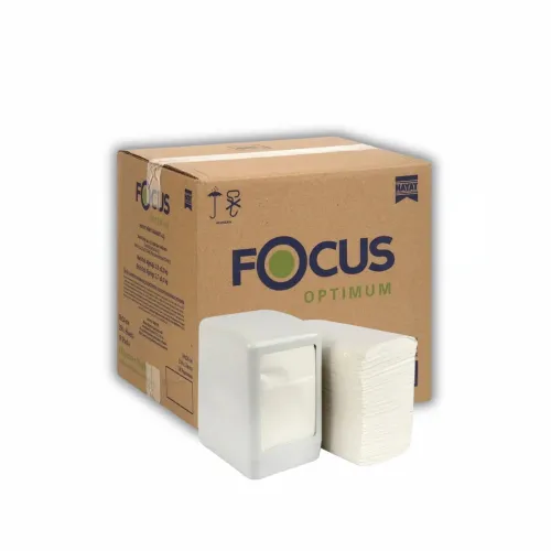 Focus Optimum Masa Üstü Dispenser Peçete 18 x 24 cm 250 Yaprak - 18 Adet