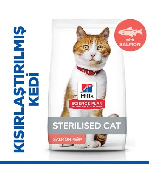 Hill's Science Plan Somonlu Kısırlaştırılmış Yetişkin Kedi Maması 8 KG