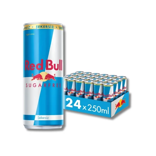 Redbull Enerji İçeceği Şekersiz 24 x 250 ml