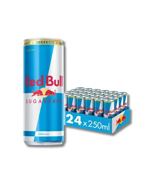 Redbull Enerji İçeceği Şekersiz 24 x 250 ml