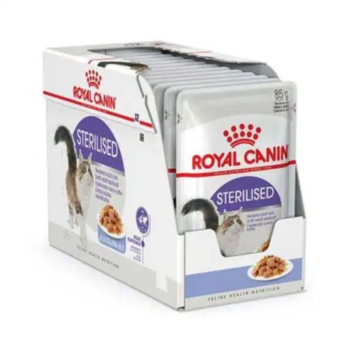 Royal Canin Sterilised Jelly Kısırlaştırılmış Kedi Yaş Maması 85 GR*12 Adet Royal Canin Sterilised Jelly Kısırlaştırılmış Kedi Yaş Maması 85 GR*12 Adet