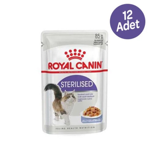 Royal Canin Sterilised Jelly Kısırlaştırılmış Kedi Yaş Maması 85 GR*12 Adet Royal Canin Sterilised Jelly Kısırlaştırılmış Kedi Yaş Maması 85 GR*12 Adet